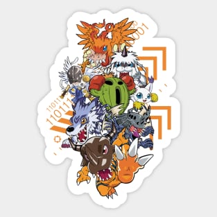 digimon adventure champion level Sticker